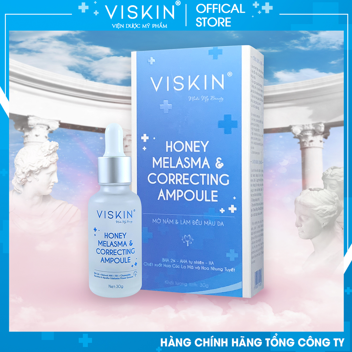 [Hcm][Chính Hãng] Siêu Tinh Chất Làm Mờ Nám & Làm Đều Màu Da - Honey Melasma & Correcting Ampoule