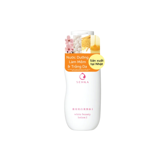 Nước dưỡng làm mềm và trắng da Senka White Beauty Lotion I 200ml
