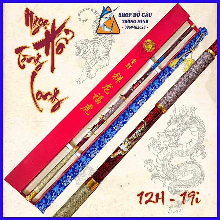 Cần Câu Đơn Đài Ngạo Hổ Tàng Long 12h Phân Bổ Lực 19i Cần Câu Tay Cao Cấp Siêu Bạo Lực ( Shop Đồ Câu