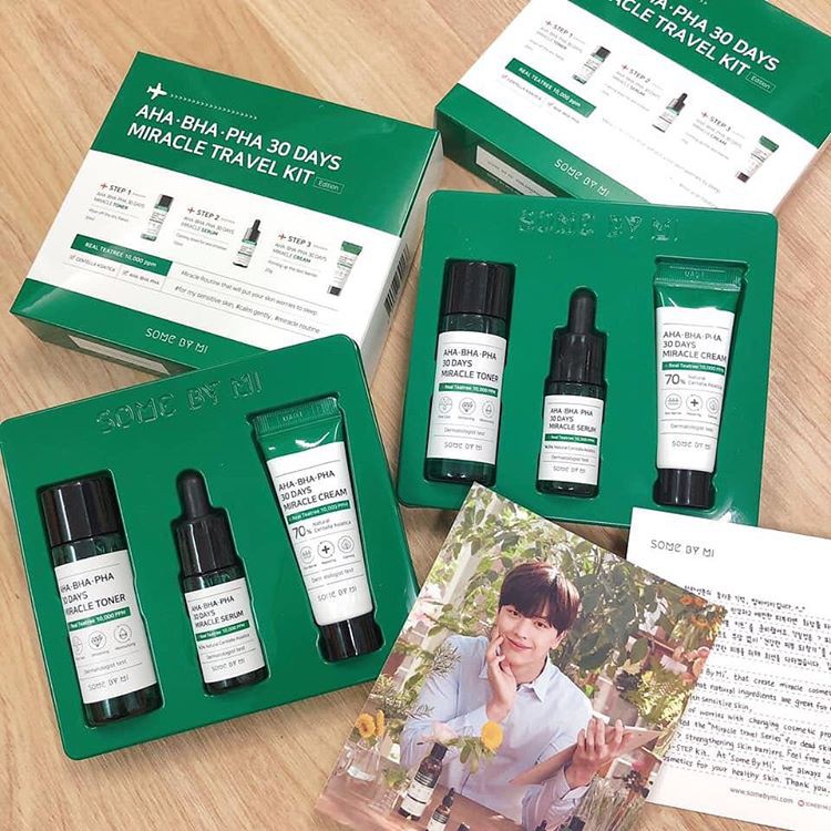 [Hcm]Bộ Kit Some By Mi Aha Bha Pha 30 Days Miracle Solution 4 - Step Kit (Edition)