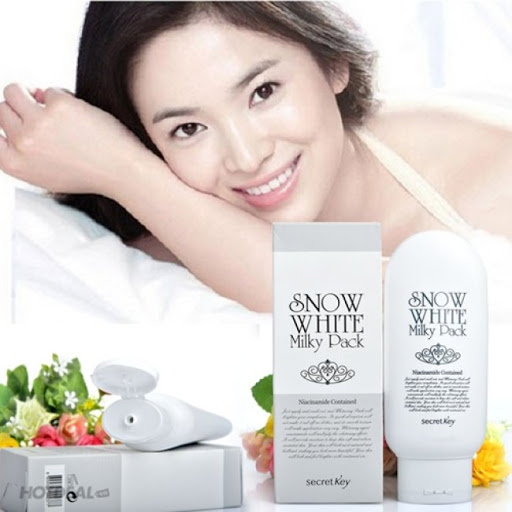 Kem Tắm Trắng Mặt Và Toàn Thân Snow White Milky Pack