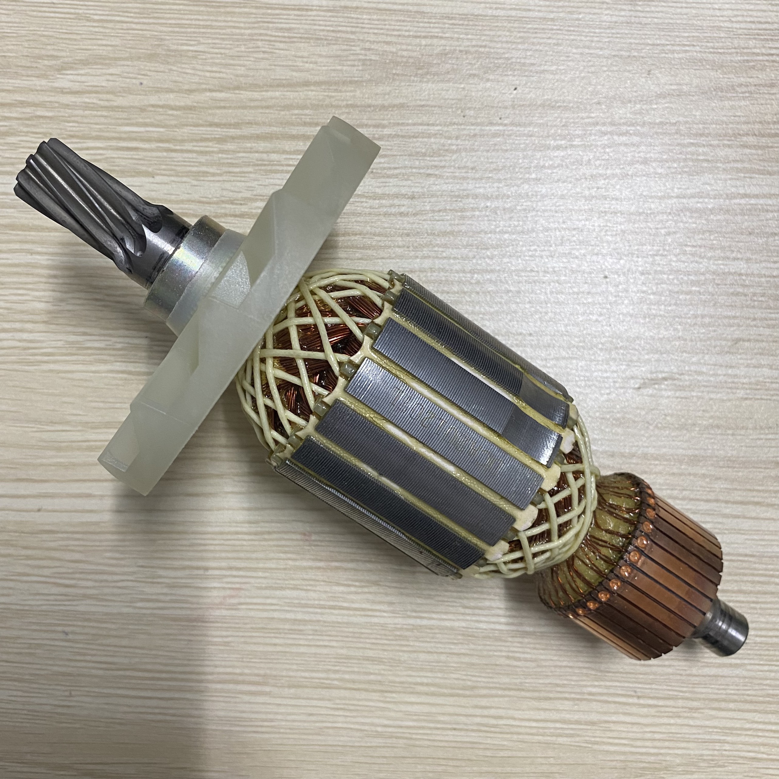 Rotor máy đục HITACHI PH-65A DCA AZG15 AZG03-15 FEG EG-585 220V 9 Răng THÔNG DỤNG 220V - Tặng chổi