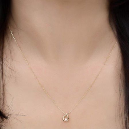 Set Dây Chuyền Vàng 14K Mặt Trái Tim - MOON Jewelry