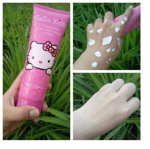 [Hcm]Kem Dưỡng Body Da Trắng Hồng Rạng Ngời Hello Kitty Hồng