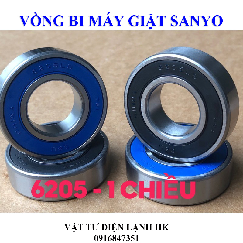 Vòng bi máy giặt Sanyo 1 Chiều 6205 - Bạc đạn 1 chiều 6205 sanyo cửa đứng Chất lượng