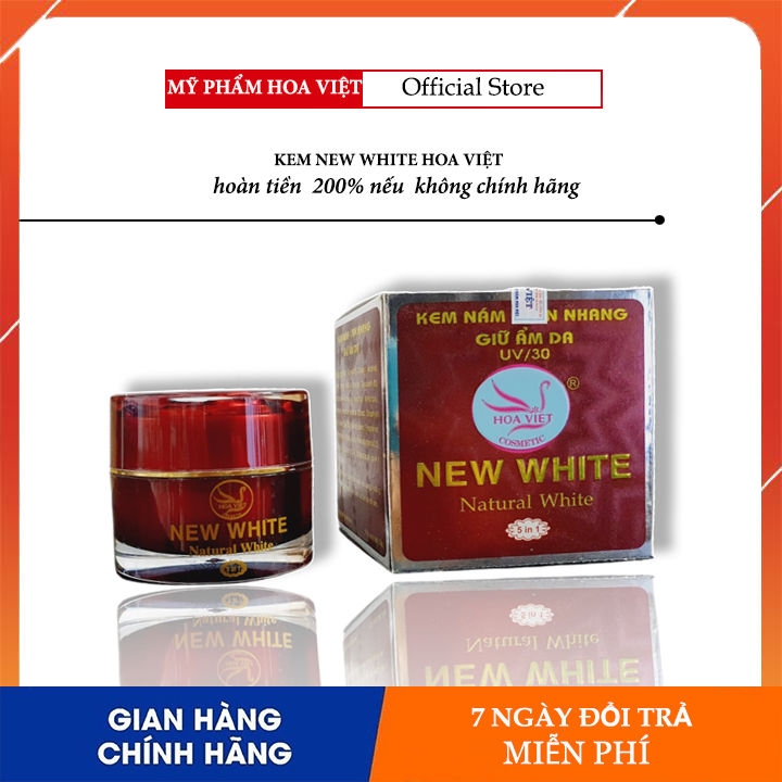 Kem New White Nám - Tàn Nhang - Giữ Ẩm Da Hoa Việt