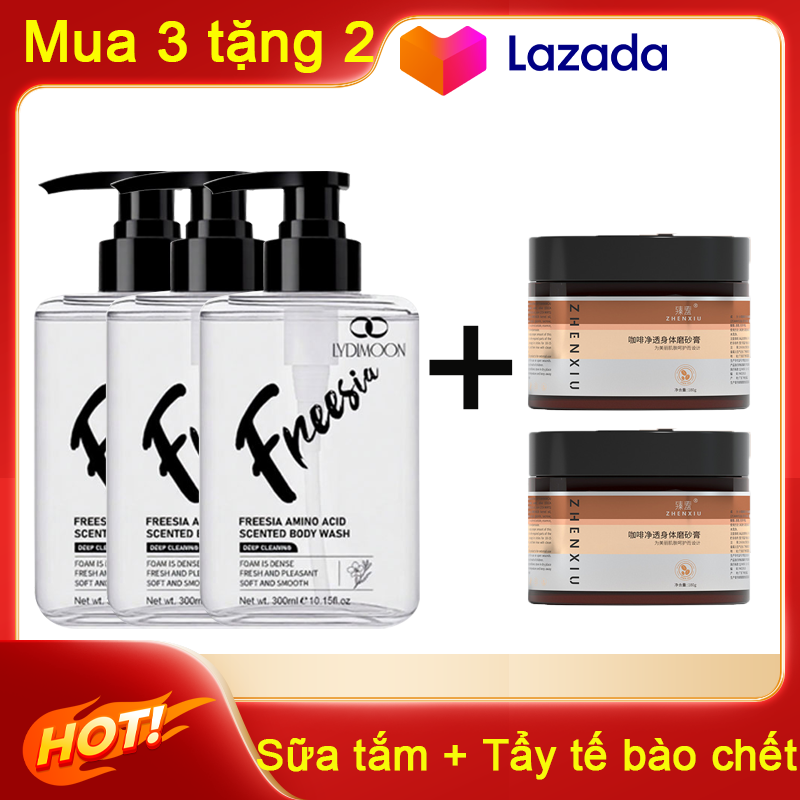 Sữa tắm hương hoa lan Nam Phi LYDIMOON Axit amin Hương thơm lâu dài Làm trắng Trị mụn Loại bỏ da gà