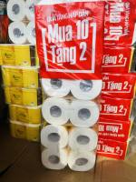 Lốc 10 Cuộn Giấy Vệ Sinh Cao Cấp BlessYou Lamour Tặng Thêm 2 Cuộn