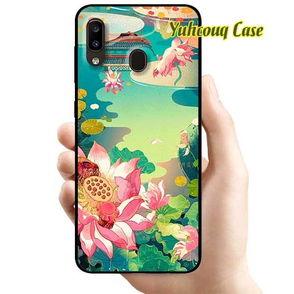 [HCM]Ốp Lưng Dành Cho Samsung Galaxy A20 - A30 -  Sen Hồng