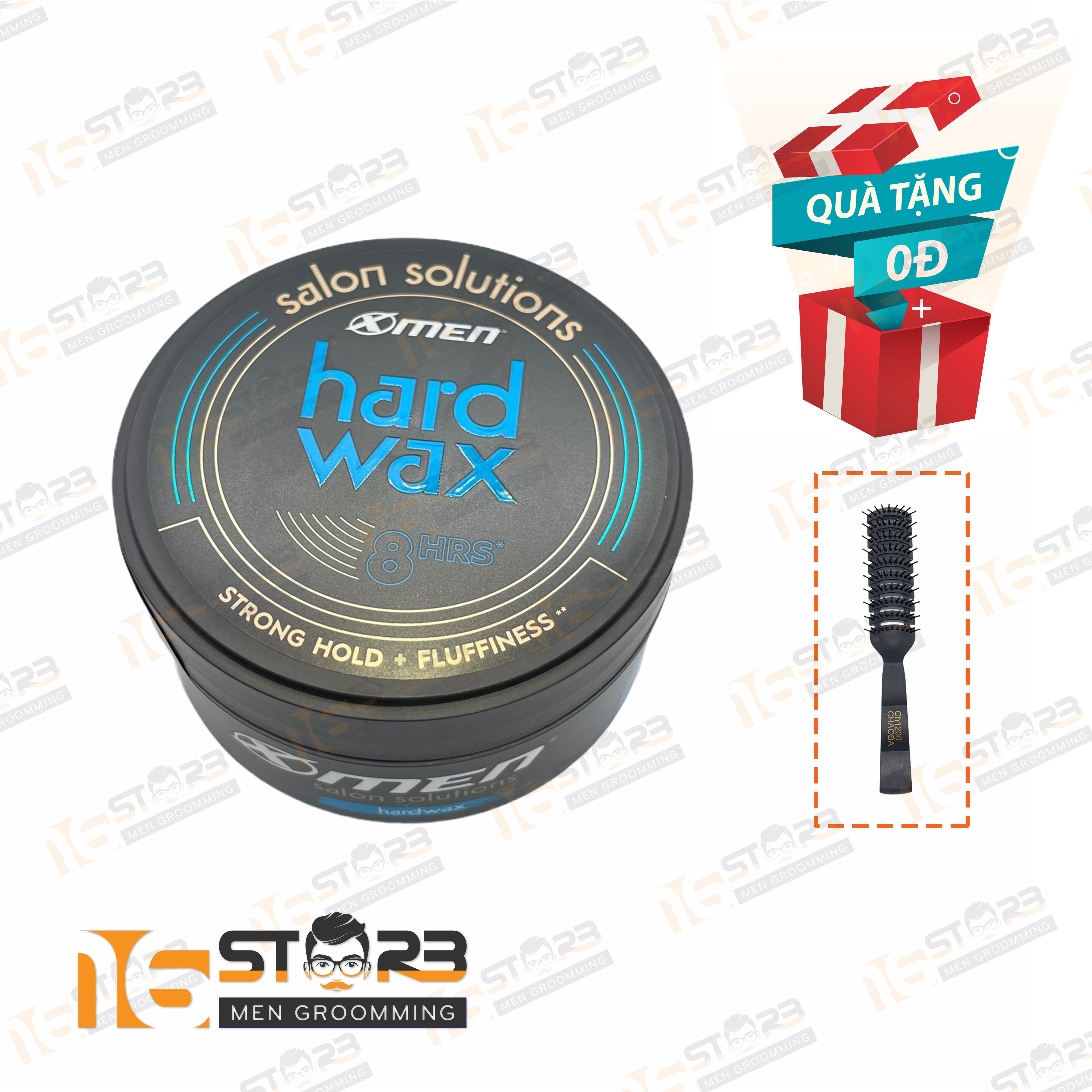 Sáp Vuốt Tóc Nam Xmen Salon Solutions Hard Wax 70G [Chính Hãng]