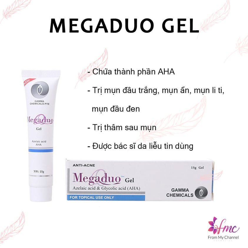 Gel Giảm Mụn Ẩn Và Thâm Gamma Megaduo Gel 15 Gram