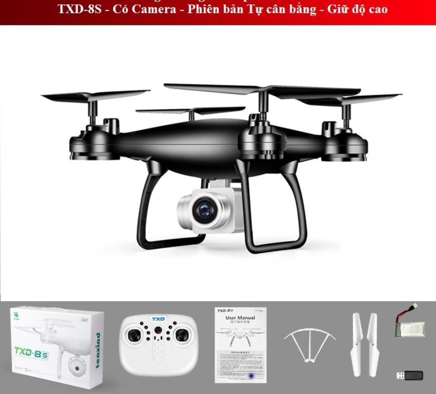 Flycam Txd-8S L - Wifi Camera Hd Bay 30 Phút  Giá Rẻ - Shop Flycam - Camera Hd Là Mẫu Flycam Mới Cải Tiến Với Tính Năng: Bay 30 Phút Camera Full Hd 720P Siêu Nét Truyền Hình ...