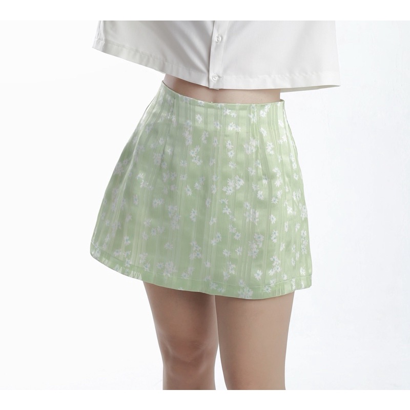 Chân váy hoa nhí vintage 2 tầng ngắn có lót trong dáng xòe phong cách Hàn  Quốc nhiều màu vải voan mỏng cực xinh - Chân váy | ThờiTrangNữ.vn