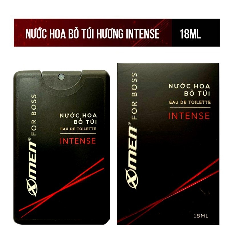 Nước hoa bỏ túi Xmen for Boss Intense 18ml