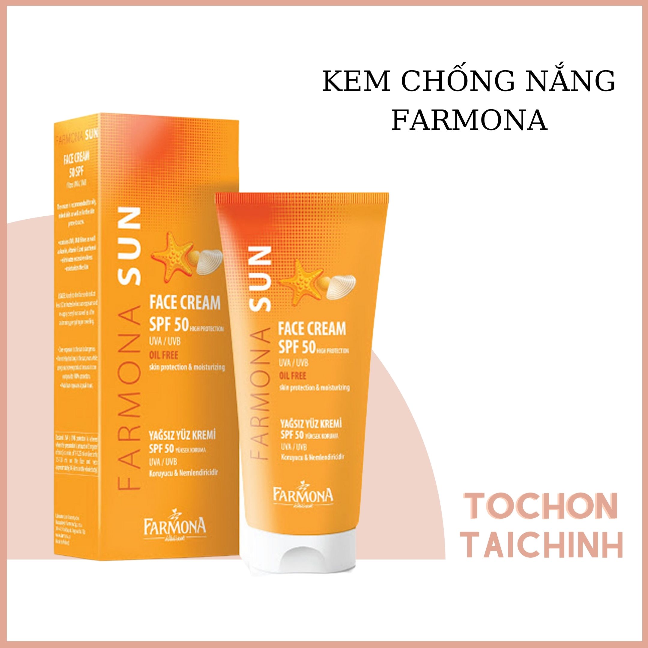 Kem Chống Nắng Farmona Sun Face Cream Oil Free SPF50