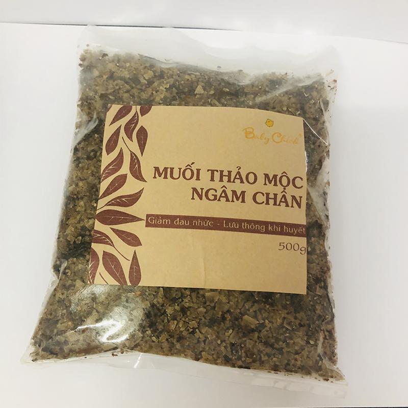 Muối Thảo Mộc Ngâm Chân 500G - Được Làm Từ Muối Biển - Baby Chick - Muoi Ngam Chan