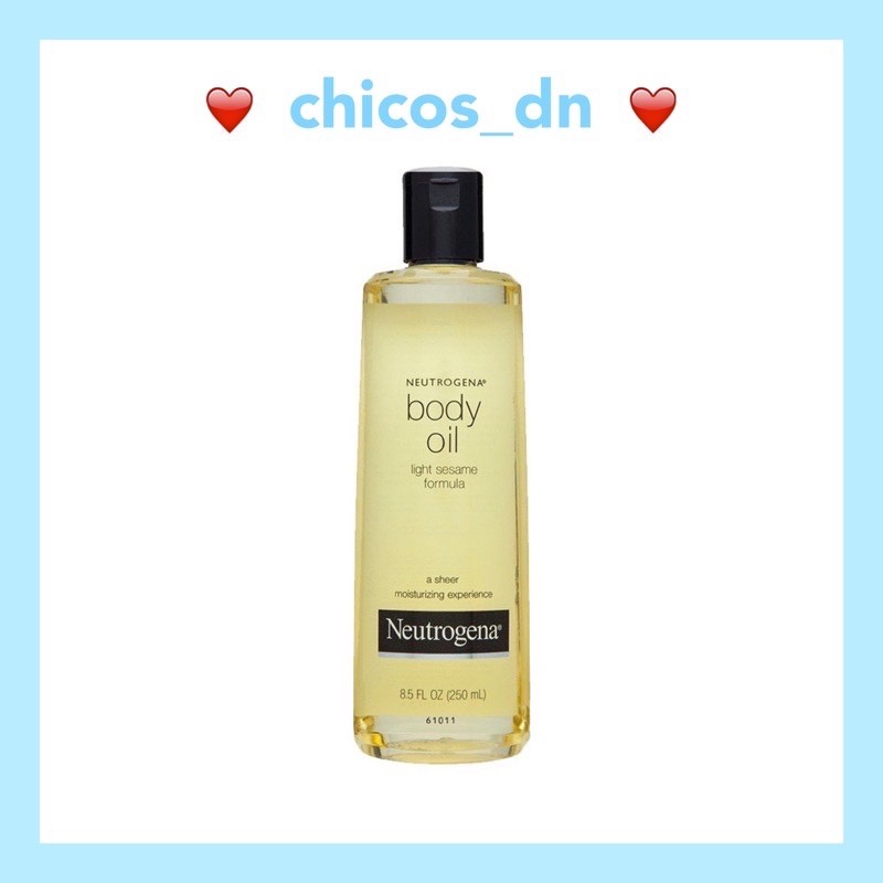 Dầu Dưỡng Toàn Thân Neutrogena Body Oil Light Sesame