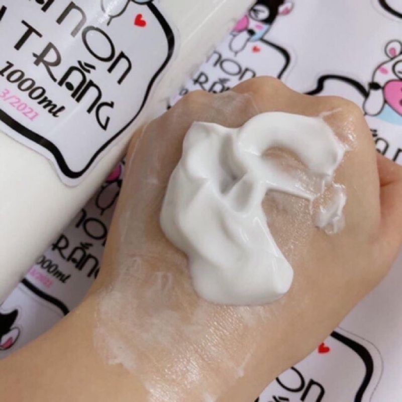 Ủ trắng sữa non dùng cho cả mặt và body 100ml