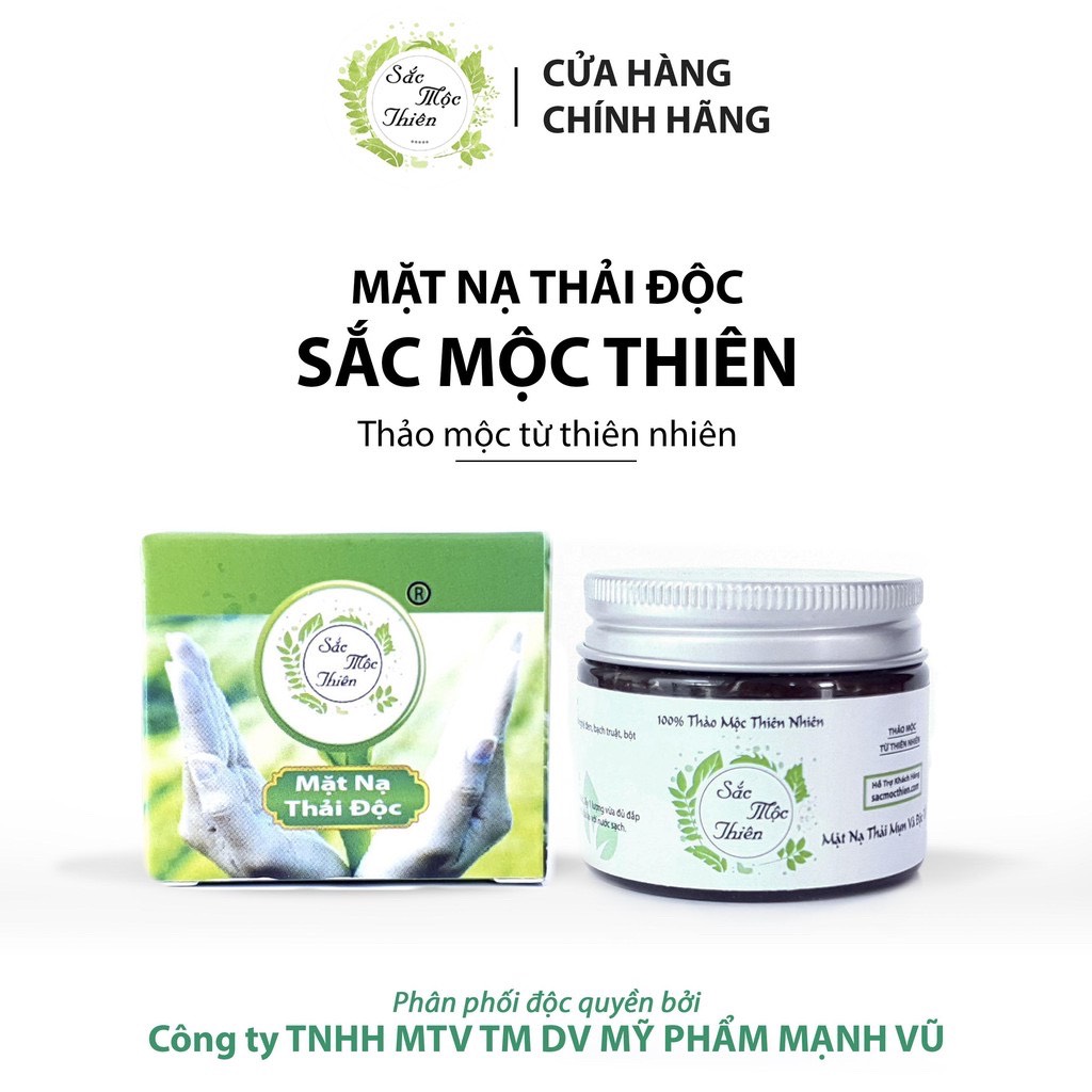 Mặt Nạ Thải Độc Sắc Mộc Thiên Sạch Mụn Sạch Da