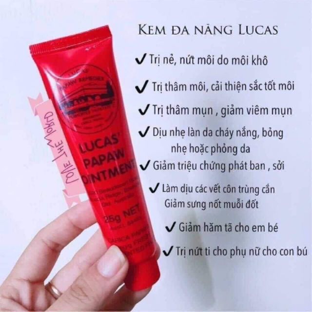 Kem đa năng Lucas Papaw Ointment - 25g