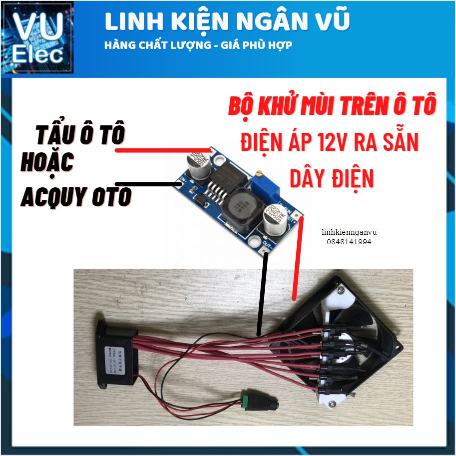 Máy tạo ion âm Lọc không khí MS-FA7000 bộ 10 râu điện áp 220V-60Hz / 12V  100 triệu Ion  bảo hành 3T