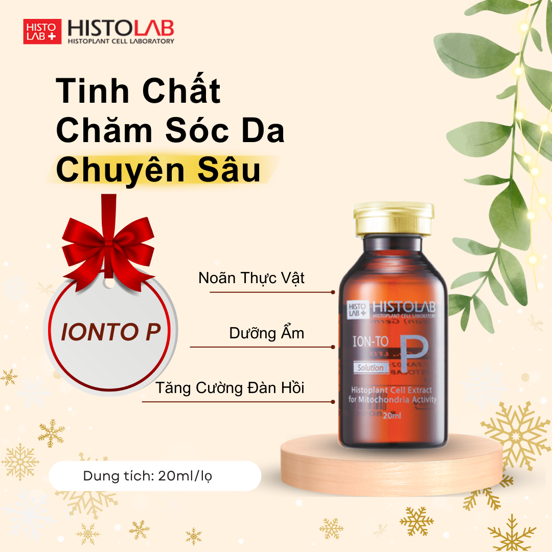 Tinh Chất Noãn Thực Vật HISTOLAB IONTO P 20ml - Giúp Kích Thích Tái Tạo Da Đàn Hồi Trên Da