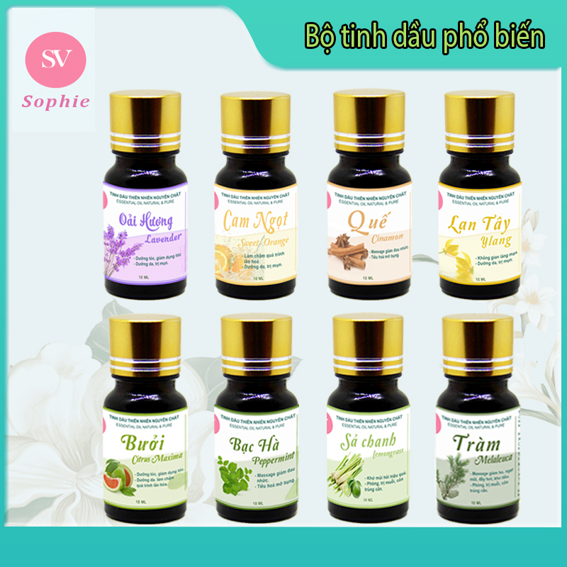 Tinh Dầu Thiên Nhiên Nguyên Chất 10Ml - ?Sophie Sv - ?