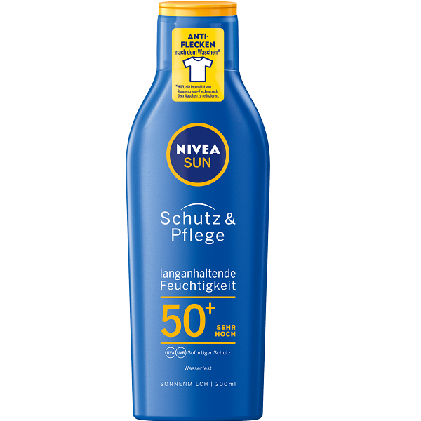 Kem Chống Nắng Và Dưỡng Ẩm Toàn Thân Nivea Sun Schutz & Pflege Spf 50+ 200Ml - Đức