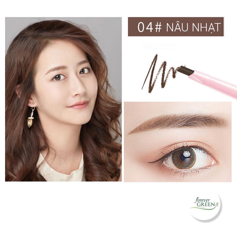 Maycreate – Chì Kẻ Mày 2 Đầu Chải Mày Multi Purpose Eyebrown Pencil Mc044