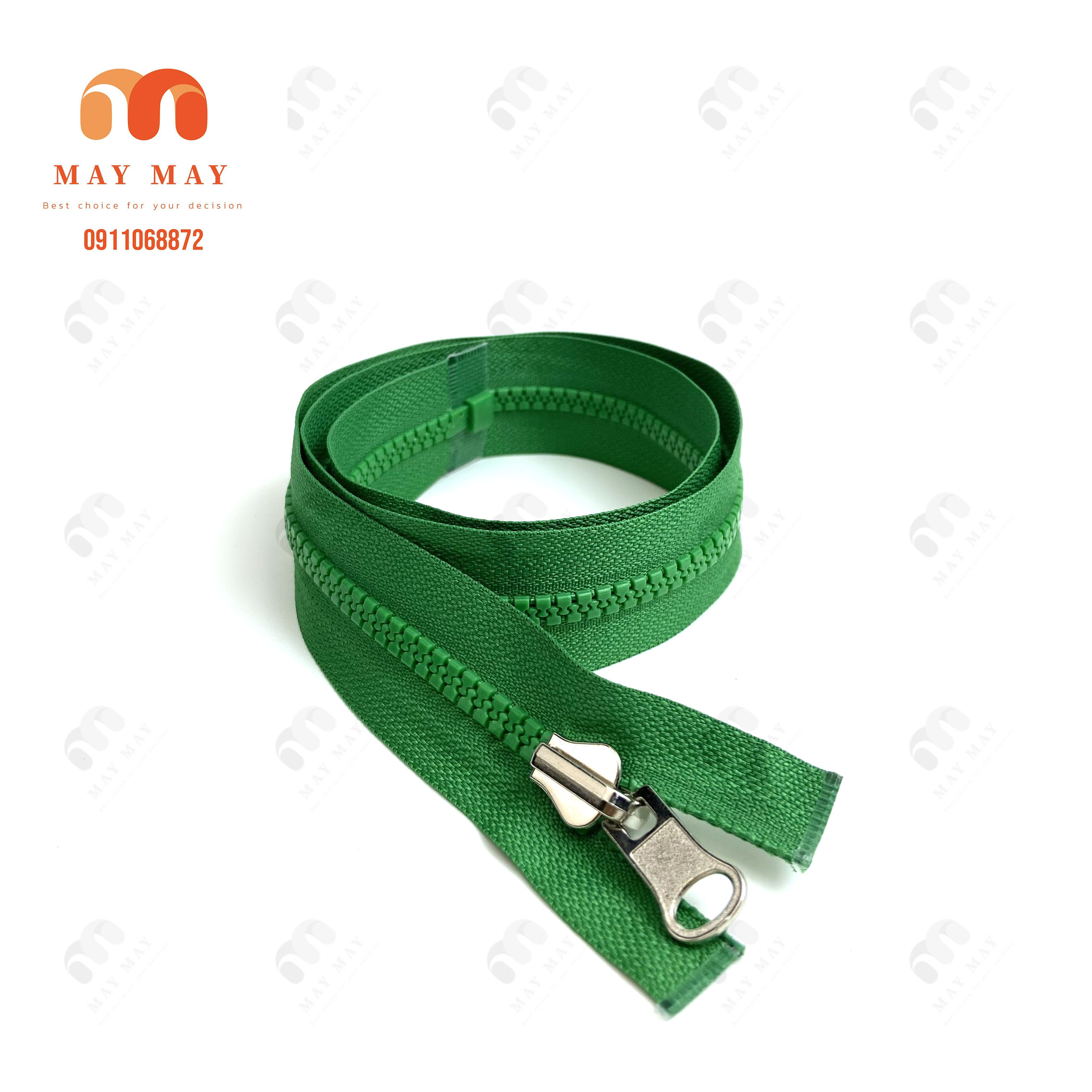 Dây kéo áo khoác răng phao 2 mặt đủ màu 70cm giá lẻ 1 sợi