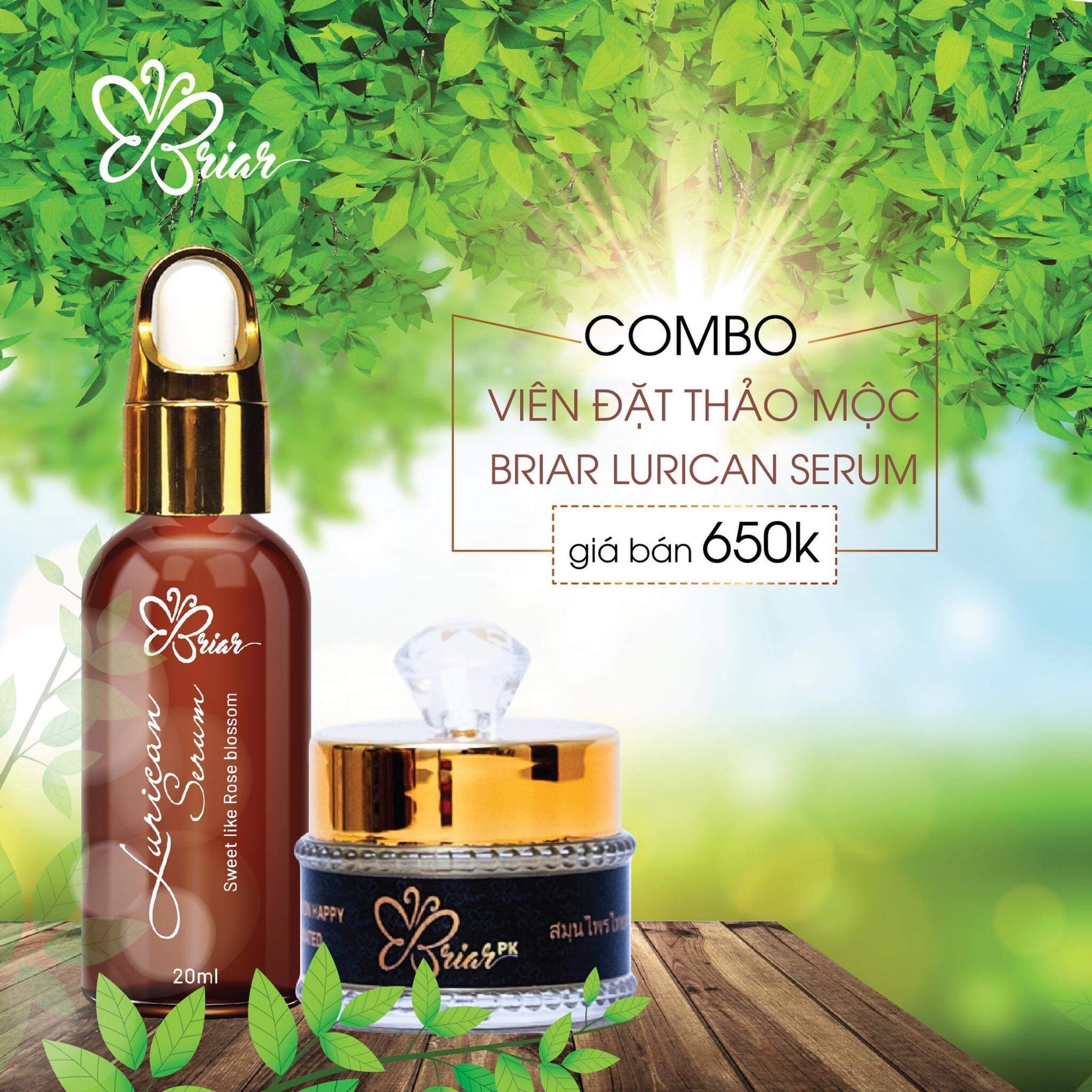 Combo Serum Làm Hồng Viên Đặt Se Khít Cô Bé