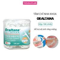 Tăm chỉ nha khoa Oraltana - Lọ 100 que - tăm kẽ răng Oral Tana xỉa răng chăm sóc răng lợi