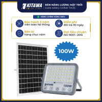 [VOUCHER 10%] Đèn Pha Năng Lượng Mặt Trời 100W Mắt Ngọc Chống Nước IP67 KITAWA - DP15.100 - Sản Phẩm Chính Hãng
