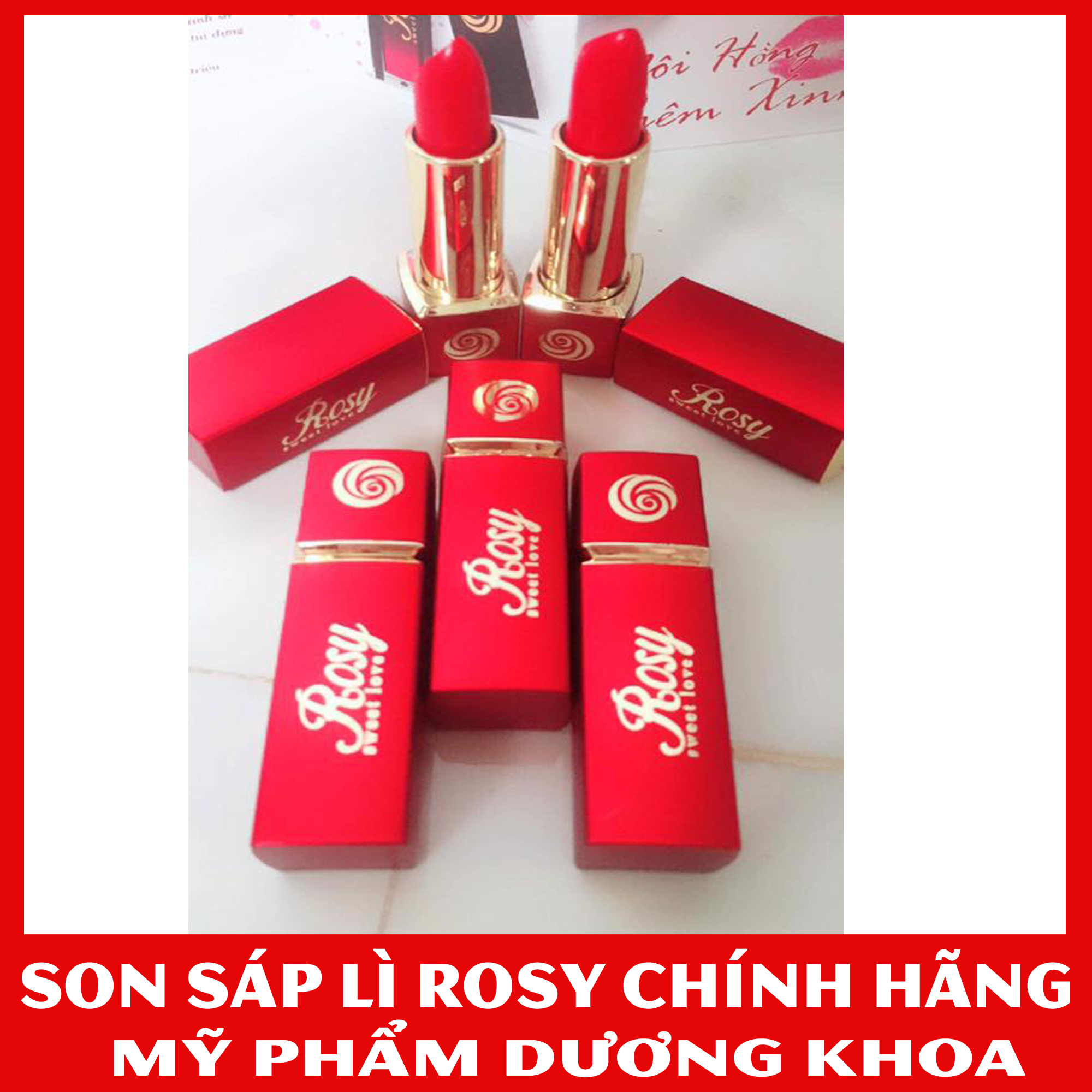 [Hcm]Son Môi Rosy Son Lỳ - Hàng Chính Hãng ( Giá Sỉ)