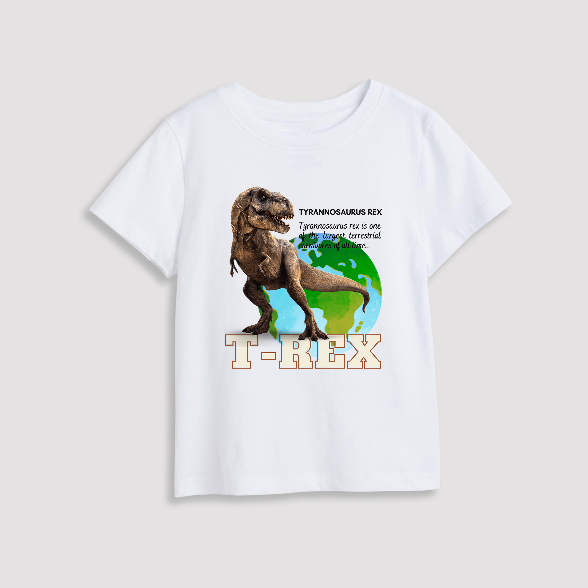 Áo bé trai in hình khủng long T-rex BT198