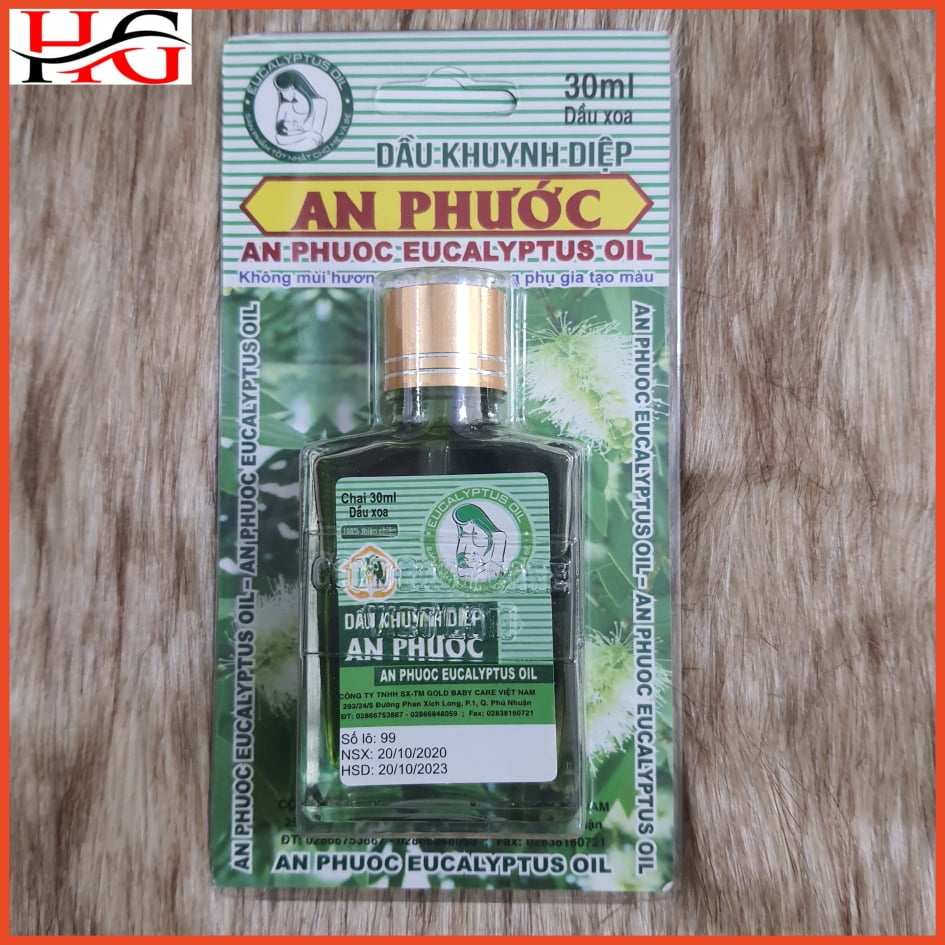 Dầu Khuynh Diệp An Phước 30Ml Hỗ Trợ Cảm Cúm Đau Nhức Xoa Bóp Ngoài Da Tại Chỗ Đau Ăn Không Tiêu Đau Bụng