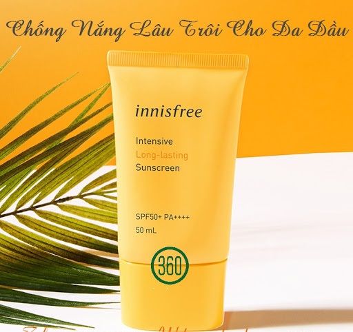 Kem Chống Nắng Innisfree Màu Vang 50Ml