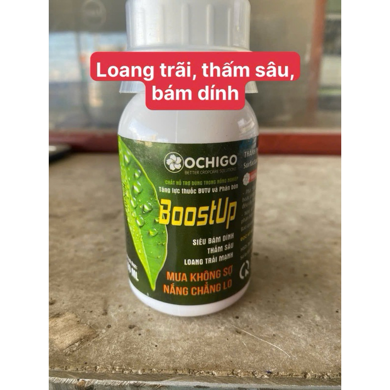Boostup (100ml) mạnh hơn fast x10 - Giúp Loang Rộng Thấm Sâu Khi Phun Xịt Trong Nông Nghiệp