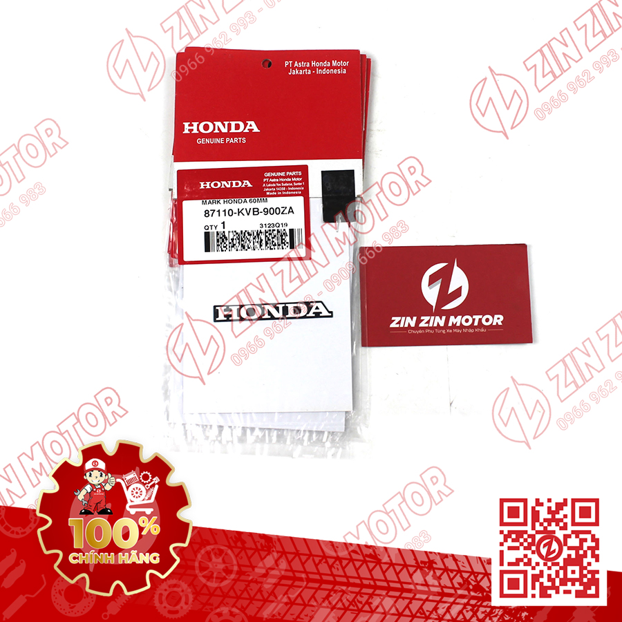 Tem AB 2020 Zin Tem Rời Xe AirBlade 150 Xanh Xám Đen 2021 Phiên Bản Đặc Biệt Chính Hãng Honda - ZZM