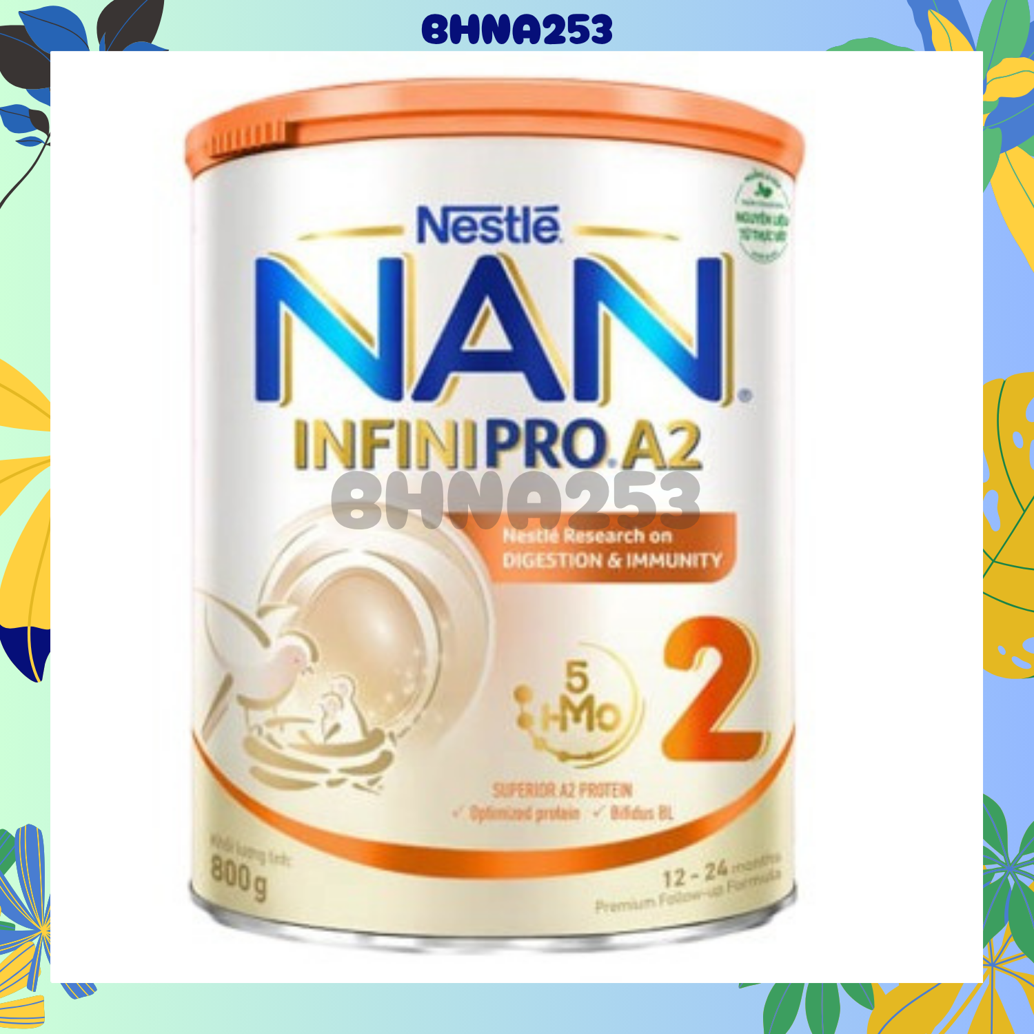 Sữa NAN INFINIPRO A2 số 2 800g (5HMO) Nestlé Digestion & Immunity 12-24 tháng