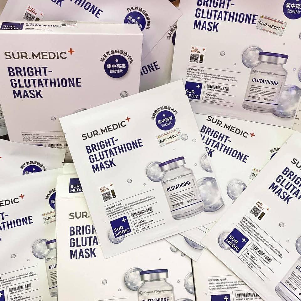 Mặt Nạ Dưỡng Trắng Sur.medic Bright Glutathione Mask(Miếng)