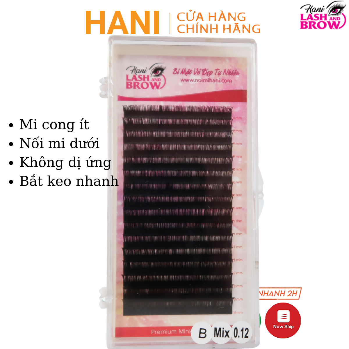 Mi Khay - Mi Classic Chuyên Nối Mi Dưới - Độ Cong B - Hani Lash