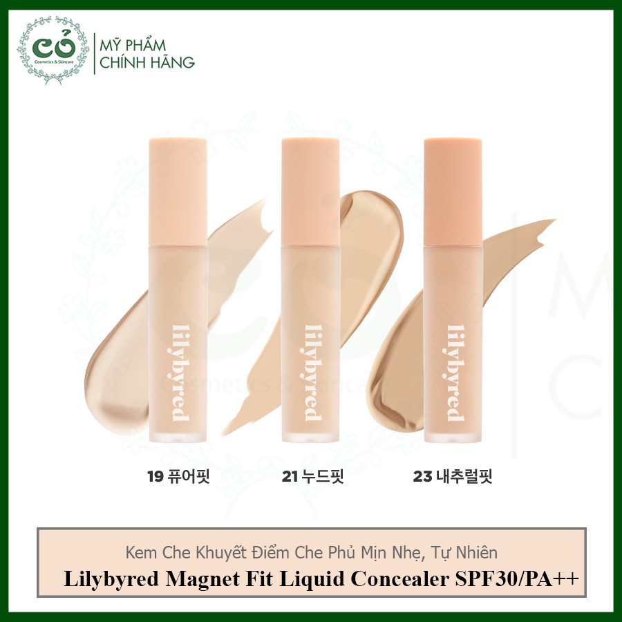 [Hcm]Kem Che Khuyết Điểm Lilybyred Magnet Fit Liquid Concealer Spf30/Pa++ 8G