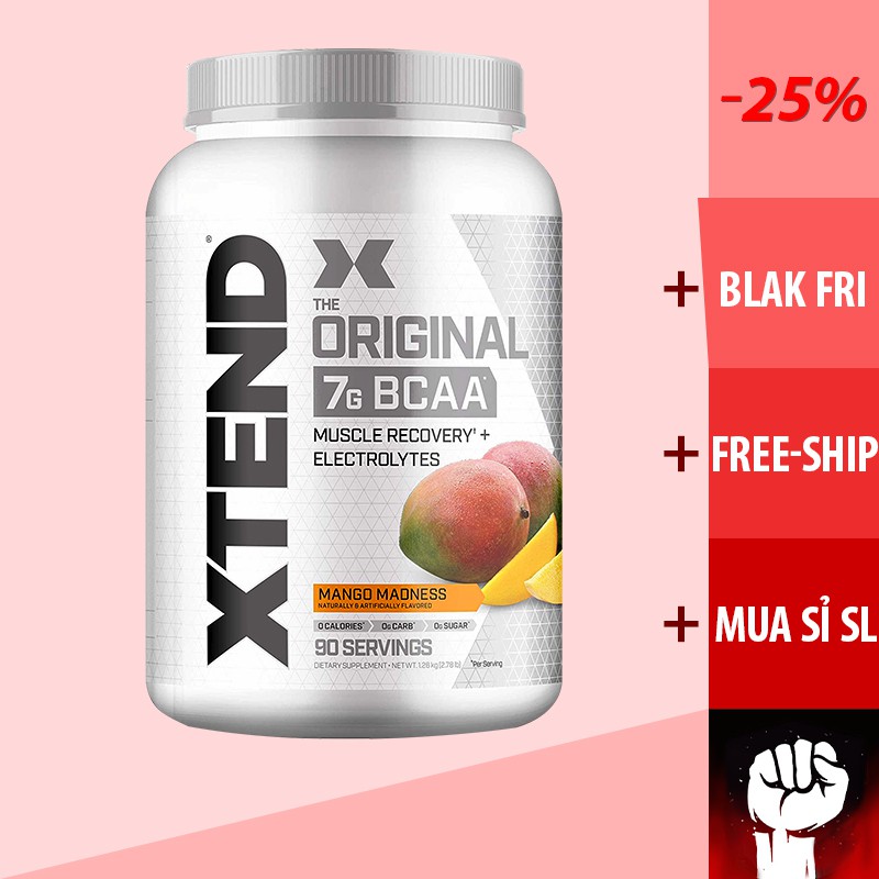 [Hcm]Xtend Bcaa 90 Lần Dùng [Kèm Quà] Phục Hồi Cơ - Chính Hãng - Muscle Fitness