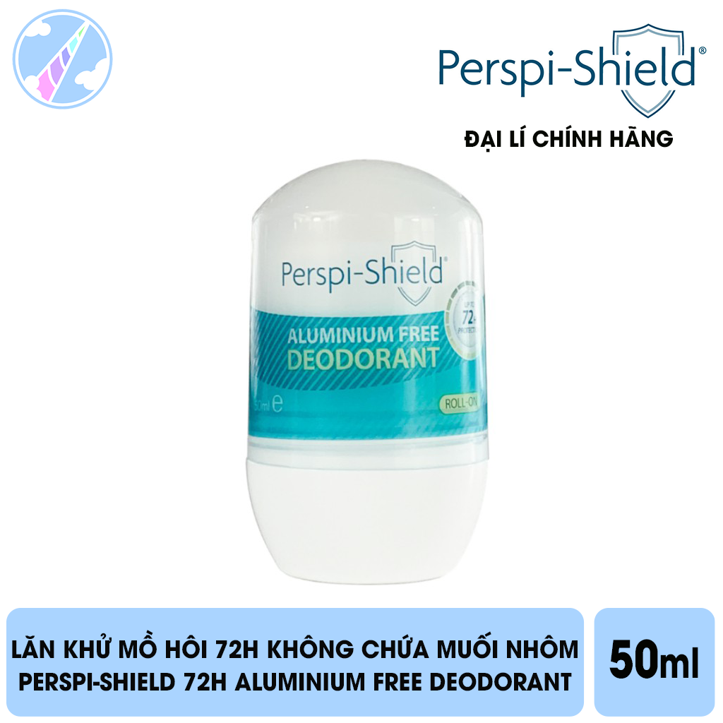 [HCM]Lăn Khử Mồ Hôi 72h Không Chứa Muối Nhôm Perspi-Shield 72h Aluminium Free Deodorant 50ml