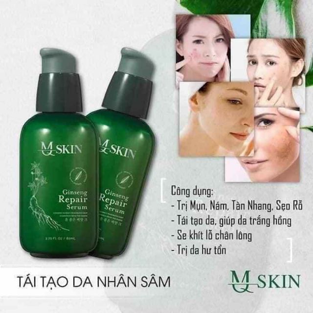 [HCM]SERUM TÁI TẠO DA NHÂN SÂM MQ SKIN mẫu cũ