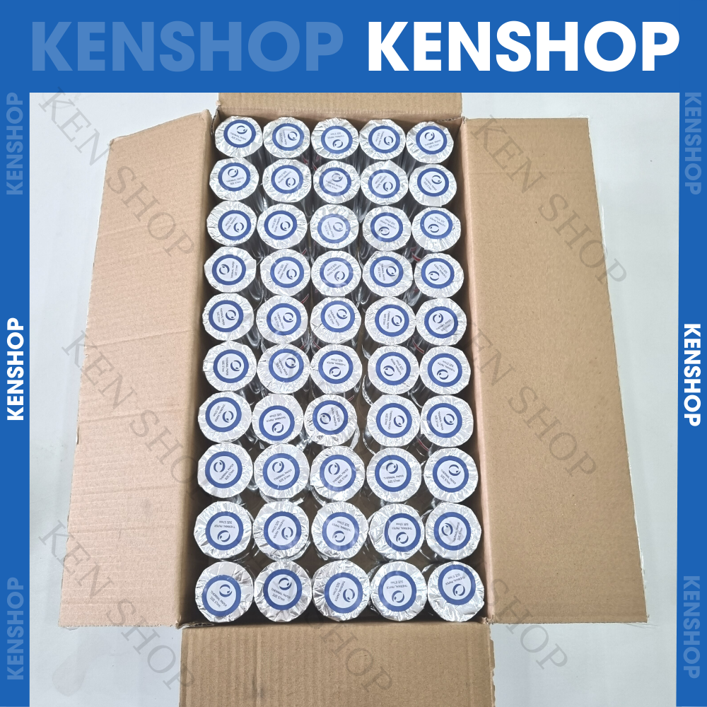 (100 cuộn) Giấy In Bill K57 x45 (57mm) Mực đen Cho máy in bill giấy in nhiệt k57 - 45