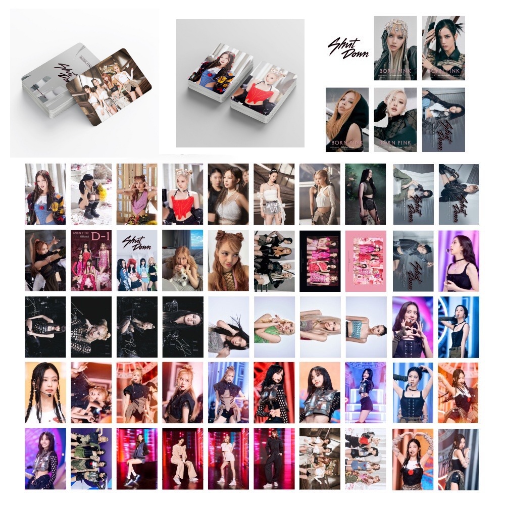 Set 55 lomo card Blackpink Shut Down