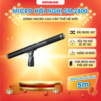 Micro hội nghị phỏng vấn chính hãng Sunrise SM-2800 Mic thu âm phỏng vấn bắt âm thanh độ chính xác cao lọc âm tốt
