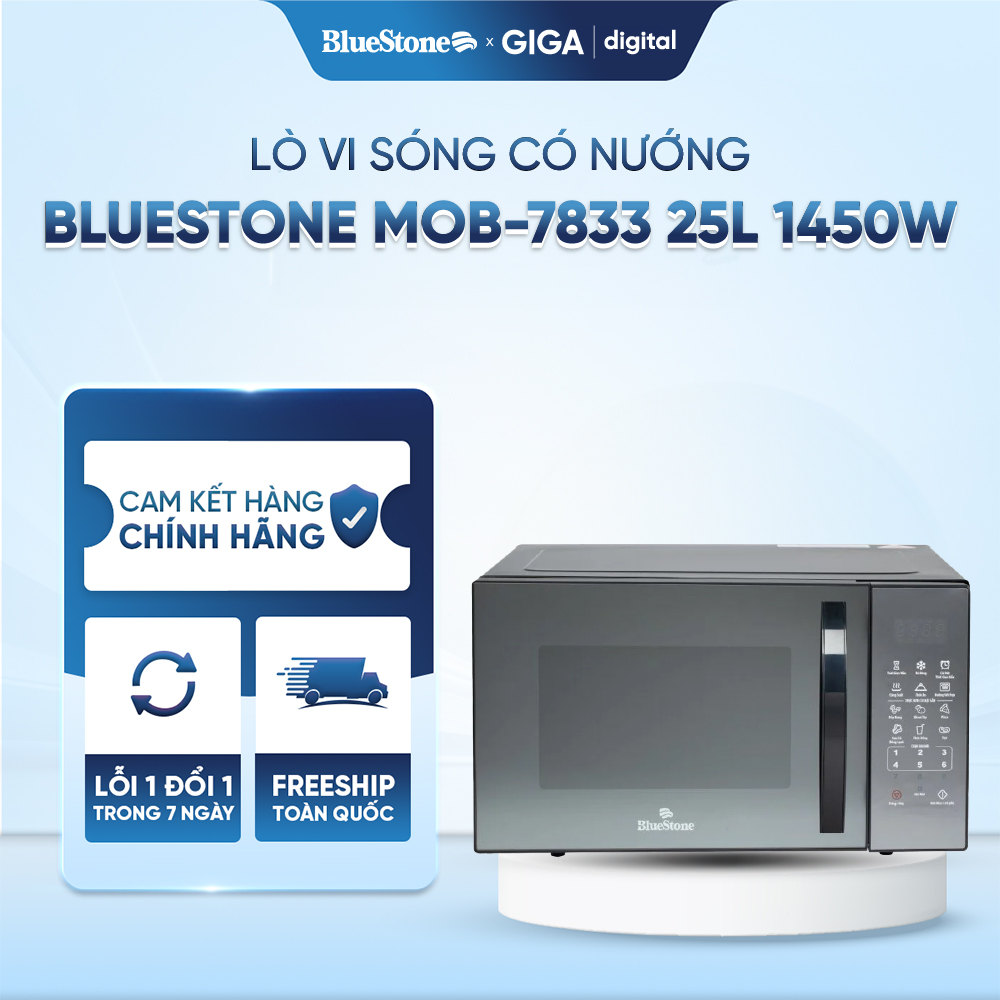 Lò Vi Sóng Có Nướng BlueStone MOB-7833 25 Lít 1450W